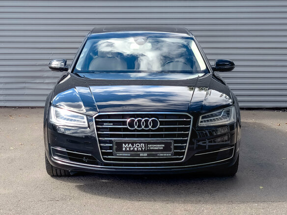 2014 Audi A8 III (D4) Рестайлинг, чёрный - вид 1
