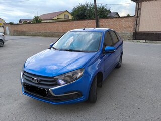 2019 Lada (ВАЗ) Granta I Рестайлинг, синий, 685000 рублей, вид 3