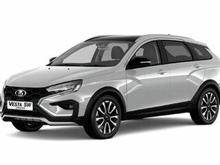2026 Lada (ВАЗ) Vesta SW Cross I Рестайлинг (NG), серебристый, 2024613 рублей, вид 1