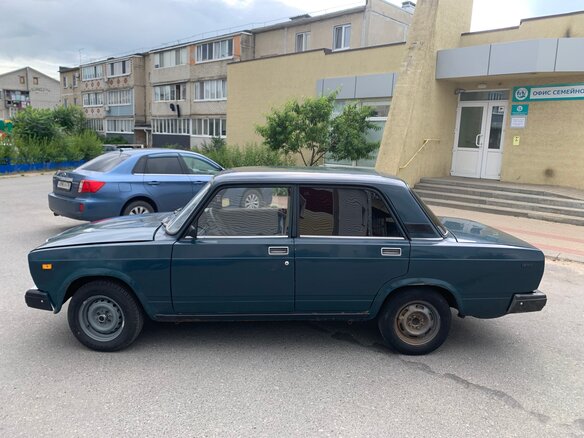 1996 Lada (ВАЗ) 2107, зелёный, 150000 рублей - вид 5
