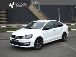 2016 Volkswagen Polo V Рестайлинг, белый, 823000 рублей, вид 1