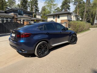 2013 BMW X6 35i I (E71) Рестайлинг, синий, 2450000 рублей, вид 3