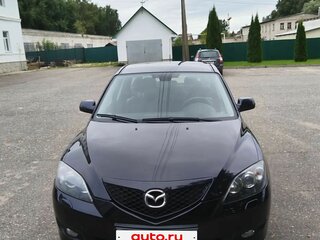 2008 Mazda 3 I (BK) Рестайлинг, чёрный, 800000 рублей, вид 3