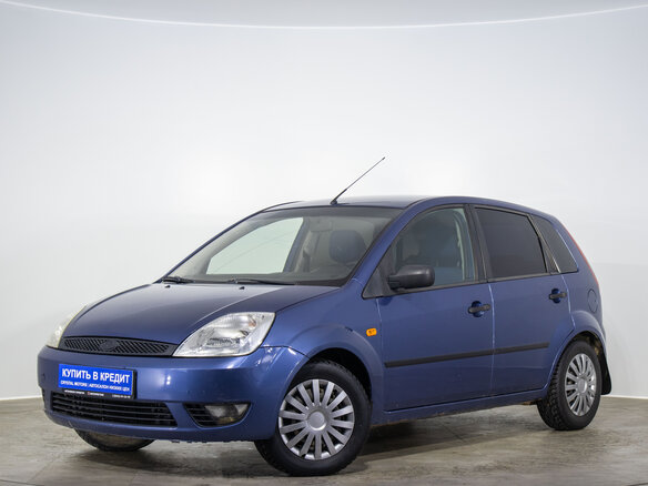 2005 Ford Fiesta Mk5, синий - вид 2