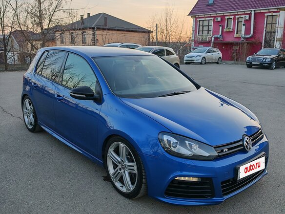 2012 Volkswagen Golf R VI, синий, 2300000 рублей - вид 7