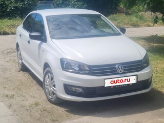 2018 Volkswagen Polo V Рестайлинг, белый, 800000 рублей, вид 2