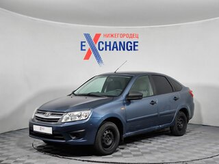 2014 Lada (ВАЗ) Granta I, синий, 310000 рублей, вид 1