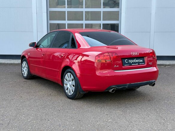 2007 Audi A4 III (B7), красный, 607000 рублей - вид 2