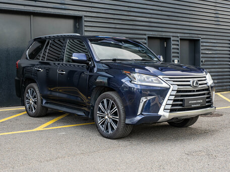 2020 Lexus LX 570 III Рестайлинг 2, синий, 7350000 рублей, вид 3