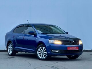 2018 Skoda Rapid I Рестайлинг, синий, 1050000 рублей, вид 5
