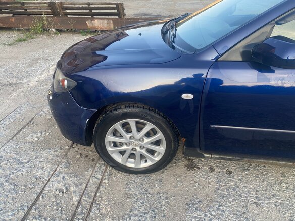 2008 Mazda 3 I (BK) Рестайлинг, синий, 600000 рублей - вид 7