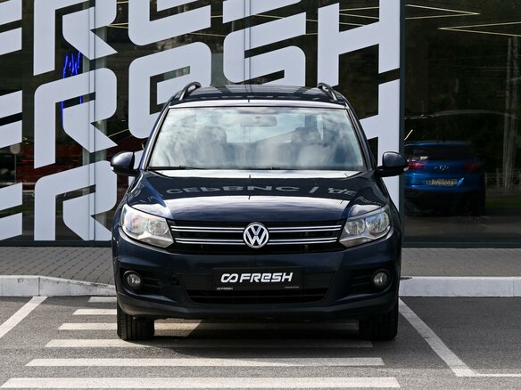 2012 Volkswagen Tiguan I Рестайлинг, синий, 799000 рублей - вид 2