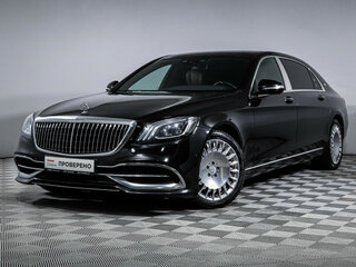 2018 Mercedes-Benz Maybach S-Класс 450 I (X222) Рестайлинг, чёрный, 5390550 рублей, вид 1
