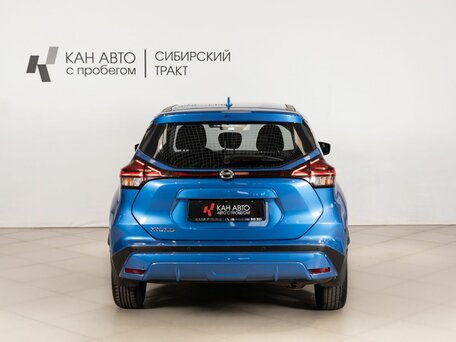 2020 Nissan Kicks I Рестайлинг, синий, 1520000 рублей, вид 4