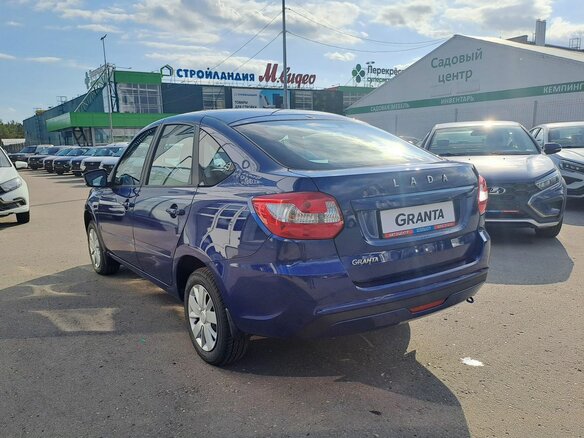 2026 Lada (ВАЗ) Granta I Рестайлинг, синий - вид 3