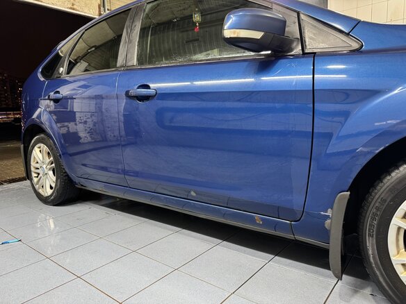 2008 Ford Focus II Рестайлинг, синий, 570000 рублей - вид 7