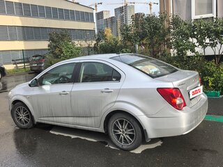 2012 Chevrolet Aveo II, серебристый, 600000 рублей, вид 5