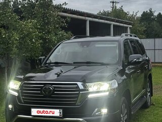 2016 Toyota Land Cruiser 200 Series Рестайлинг 2, чёрный, 4350000 рублей, вид 1
