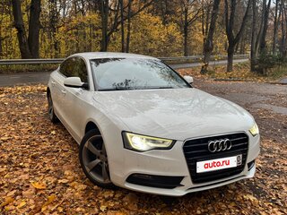2014 Audi A5 I (8T) Рестайлинг, белый, 1200000 рублей, вид 2