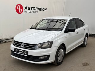 2019 Volkswagen Polo V Рестайлинг, белый, 825000 рублей, вид 1