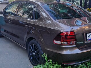 2019 Volkswagen Polo V Рестайлинг, коричневый, 1350000 рублей, вид 4
