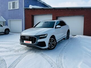 2020 Audi Q8 50 TDI I (4M), белый, 7450000 рублей, вид 2