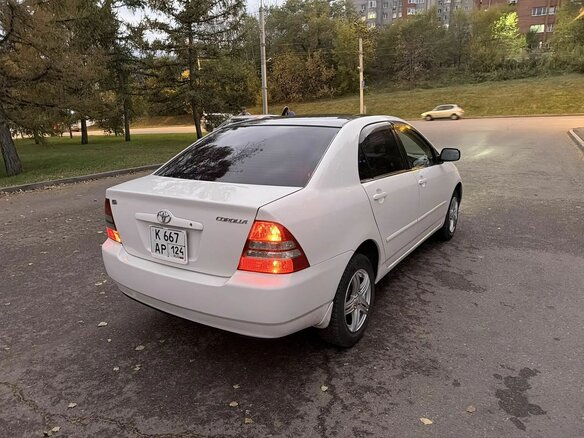2001 Toyota Corolla Fielder IX (E120, E130), белый, 499900 рублей - вид 5
