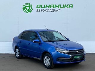 2018 Lada (ВАЗ) Granta I Рестайлинг, синий, 435000 рублей, вид 3