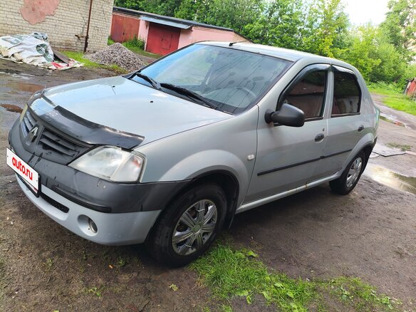 2007 Renault Logan I, серый