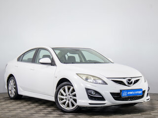 2011 Mazda 6 II (GH) Рестайлинг, белый, 1039000 рублей, вид 1