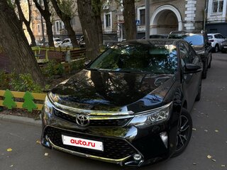 2017 Toyota Camry VII (XV50) Рестайлинг 2, чёрный, 2500000 рублей, вид 2