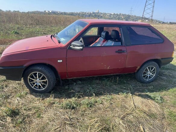 1994 Lada (ВАЗ) 2108, красный, 110000 рублей - вид 3