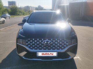 2021 Hyundai Santa Fe IV Рестайлинг, чёрный, 3350000 рублей, вид 3
