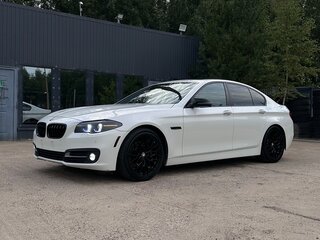 2015 BMW 5 серии Long 528Li VI (F10/F11/F07) Рестайлинг, белый, 2400000 рублей, вид 5