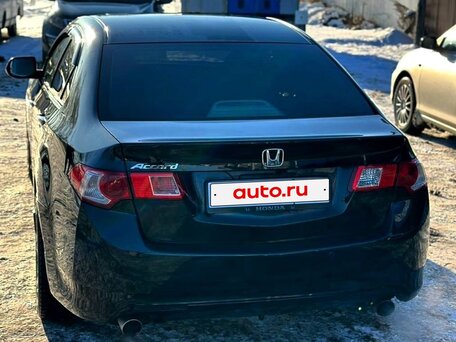 2008 Honda Accord VIII, чёрный, 1050000 рублей, вид 2
