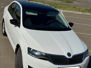 2018 Skoda Rapid I Рестайлинг, белый, 1200000 рублей, вид 4