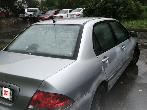 2004 Mitsubishi Lancer IX, серебристый, 200000 рублей - вид 2