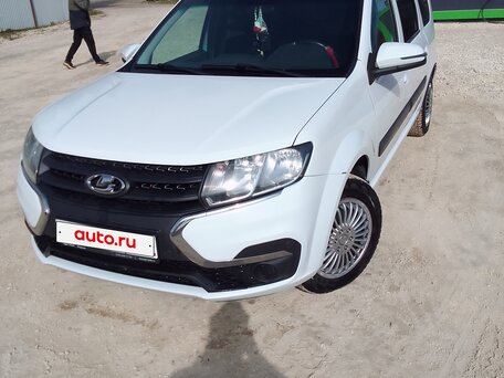 2021 Lada (ВАЗ) Largus I Рестайлинг, белый, 860000 рублей, вид 1
