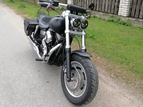 2008 Harley-Davidson Fat Bob, чёрный, 797000 рублей, вид 4