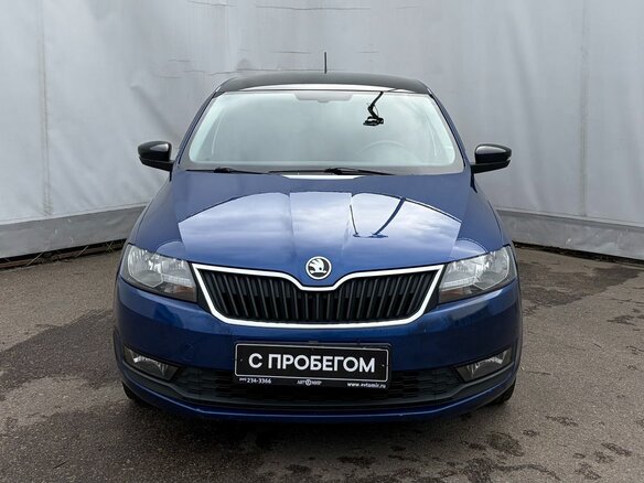 2018 Skoda Rapid I Рестайлинг, синий, 1199000 рублей - вид 1