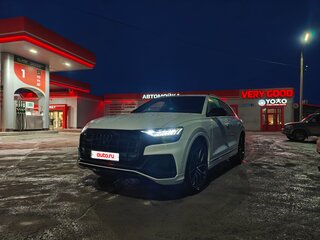 2021 Audi Q8 55 TFSI I (4M), белый, 6800000 рублей, вид 2