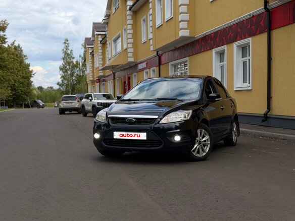 2009 Ford Focus II Рестайлинг, чёрный - вид 1