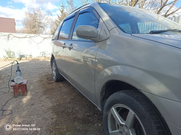 2002 Mazda MPV II (LW), серый, 700000 рублей - вид 17