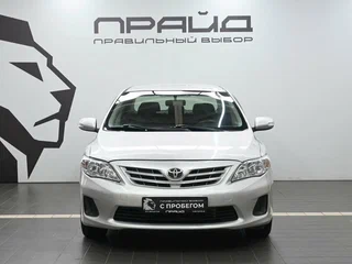 2012 Toyota Corolla X (E140, E150) Рестайлинг, серебристый, 989900 рублей, вид 2
