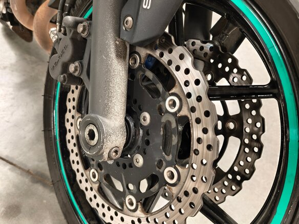 2013 Kawasaki ER-6N, зелёный, 360000 рублей - вид 5
