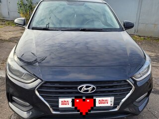 2019 Hyundai Solaris II, чёрный, 1100000 рублей, вид 1