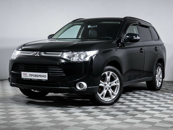 2014 Mitsubishi Outlander III, чёрный, 1339000 рублей
