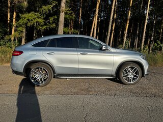 2015 Mercedes-Benz GLE Coupe 400 I (C292), серебристый, 3975000 рублей, вид 5