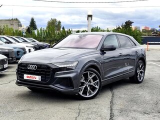 2019 Audi Q8 55 TFSI I (4M), серый, 6855000 рублей, вид 1
