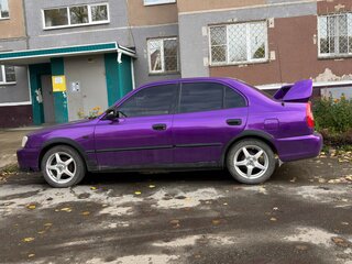 2003 Hyundai Accent ТагАЗ II, фиолетовый, 290000 рублей, вид 2